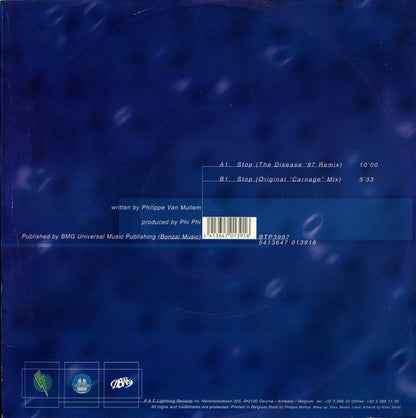 Honey C : Stop (The Disease '97 Remix) (12")