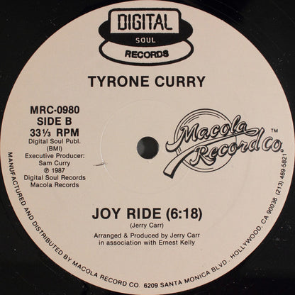Tyrone Curry : I'm So In Love (12")