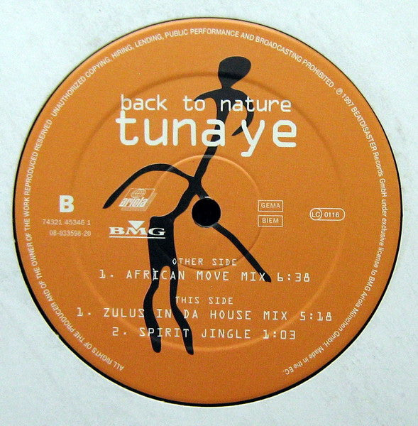 Back To Nature (2) : Tuna Ye (12")