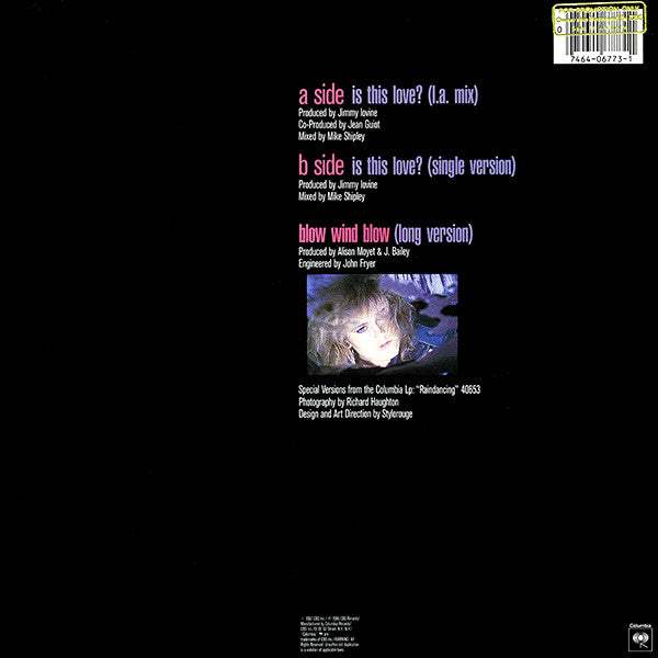 Alison Moyet : Is This Love? (12", Single)