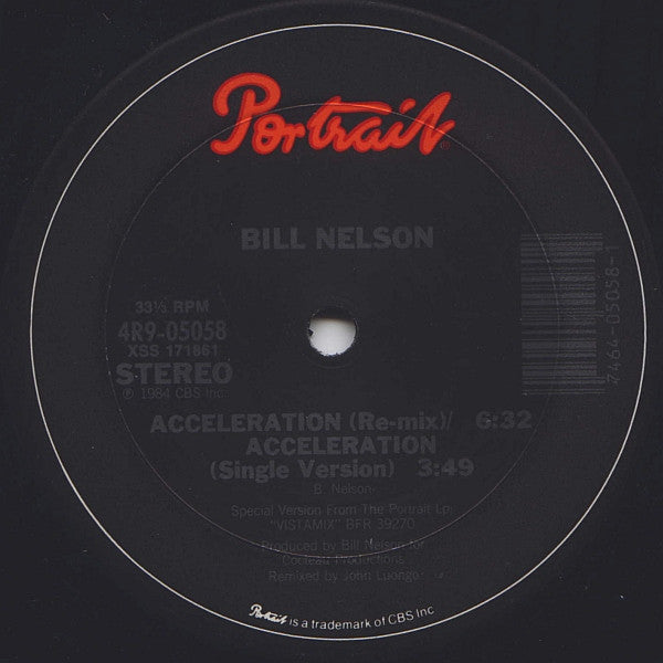 Bill Nelson : Acceleration (12")