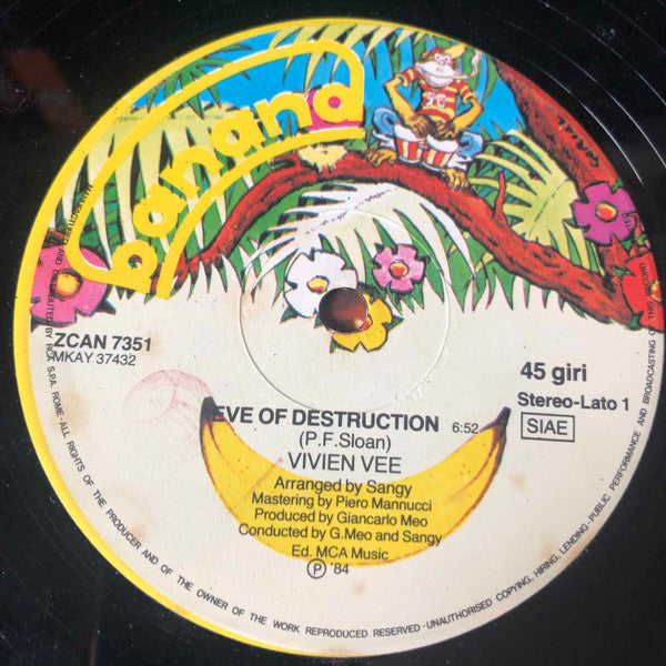 Vivien Vee : Eve Of Destruction (12", Maxi)