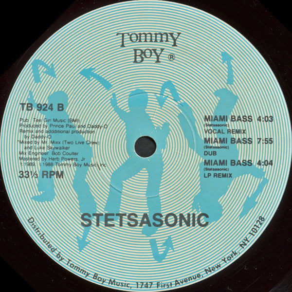 Stetsasonic Featuring Force M.D.'s* : Float On (12", Single)