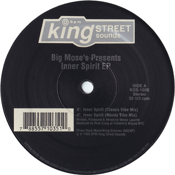 Big Mose's* : Inner Spirit EP (12", EP)