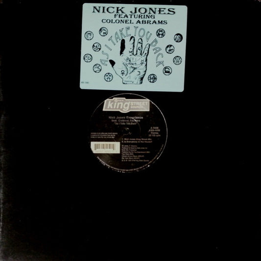 Nick Jones Experience Feat. Colonel Abrams : As I Take You Back (12")