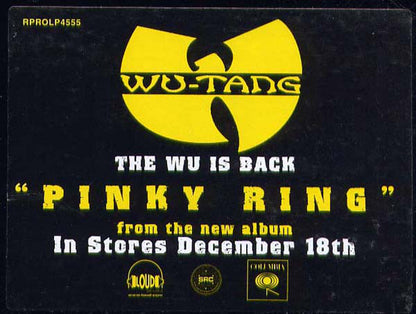 Wu-Tang Clan : Pinky Ring (12", Promo)