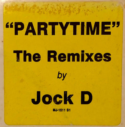 Jock D.* with D.J. Swift* : Partytime (12", Promo)