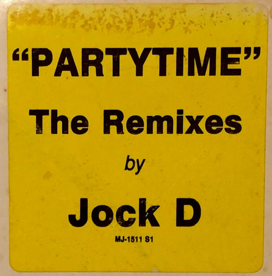Jock D.* with D.J. Swift* : Partytime (12", Promo)