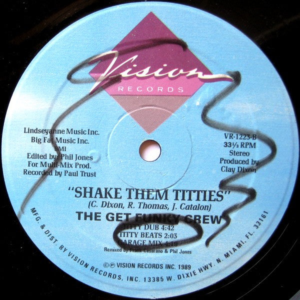 The Get Funky Crew : Shake Them Titties (12")