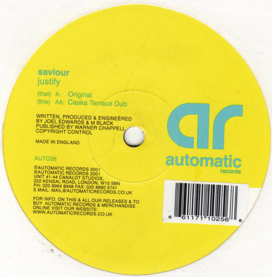 Saviour : Justify (12")