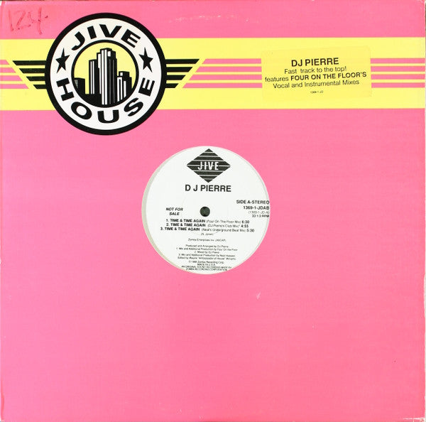 D J Pierre* : Time & Time Again (12", Promo)