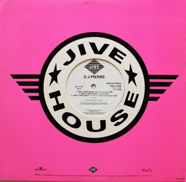 D J Pierre* : Time & Time Again (12", Promo)