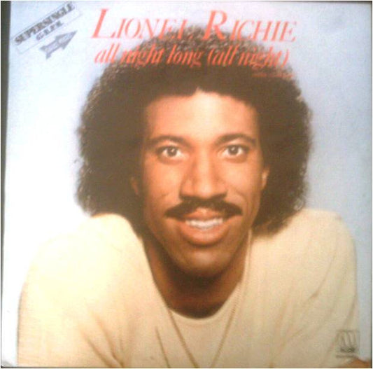 Lionel Richie : All Night Long (All Night) = Toda La Noche (12")