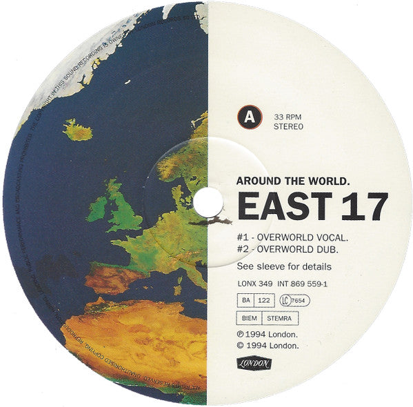 East 17 : Around The World (12", Single)