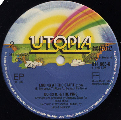 Doris D And The Pins : Starting At The End (12", EP)