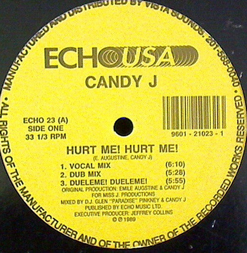 Candy J : Hurt Me! Hurt Me! (12")