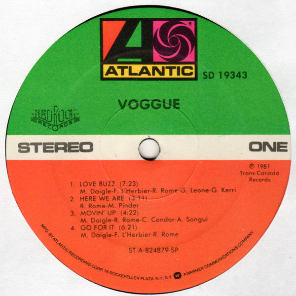 Voggue : Voggue (LP, Album, SP)
