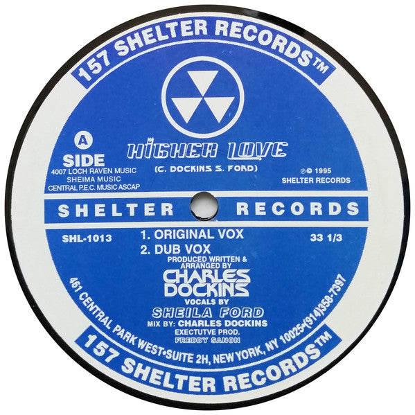 Charles Dockins Featuring Sheila Ford : Higher Love (2x12")