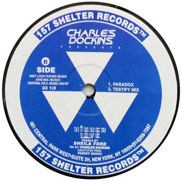 Charles Dockins Featuring Sheila Ford : Higher Love (2x12")