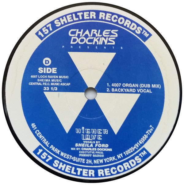 Charles Dockins Featuring Sheila Ford : Higher Love (2x12")