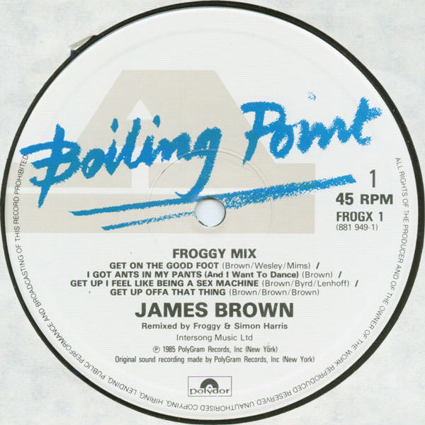 James Brown : Froggy Mix #1 (12", Mixed)