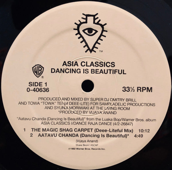 Various : Asia Classics - Dancing Is Beautiful (12")