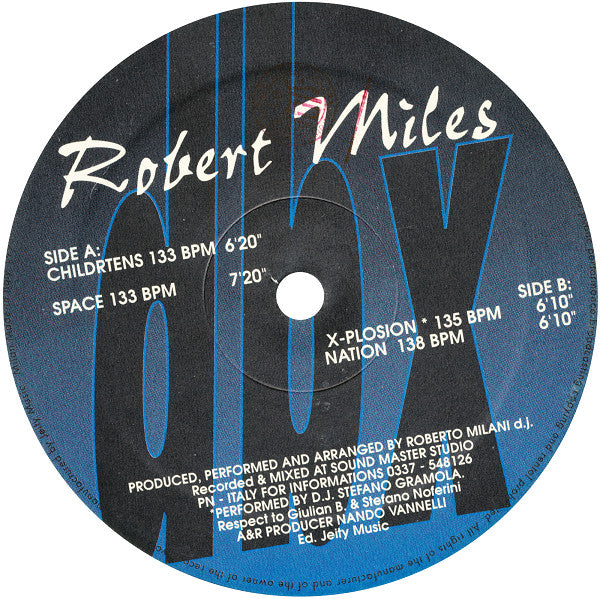 Robert Miles : Soundtracks... (12")
