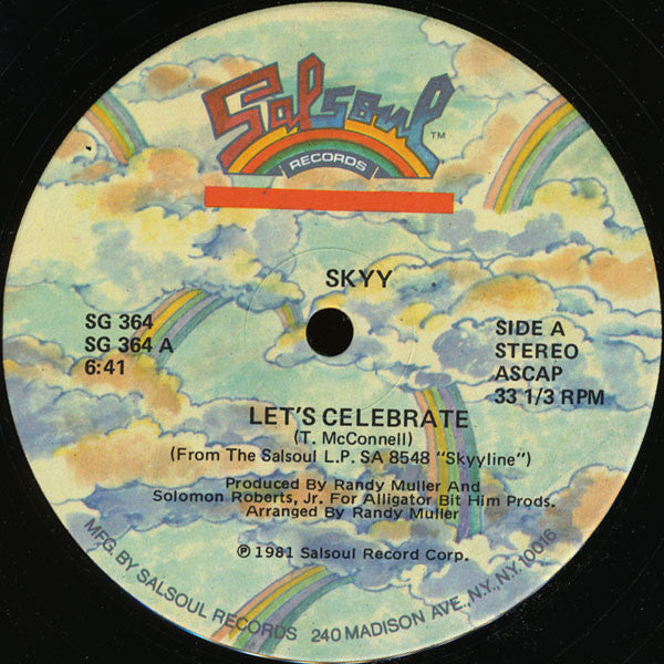 Skyy : Let's Celebrate (12", Single)