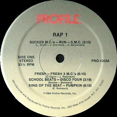 Various : Rap 1 (LP, Comp)