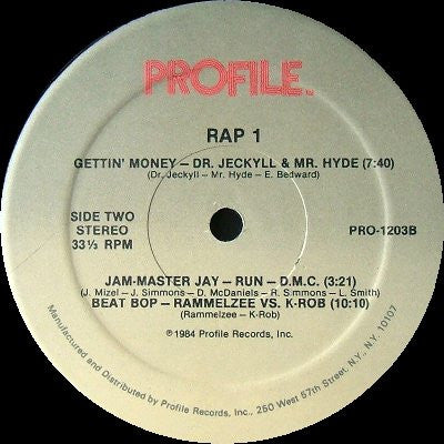 Various : Rap 1 (LP, Comp)