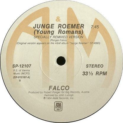 Falco : Junge Roemer (Specially Remixed Version) (12")