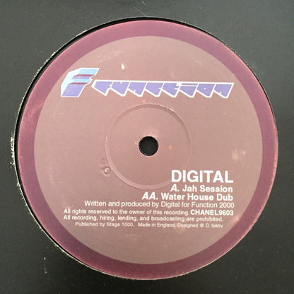 Digital : Jah Session / Water House Dub (12")