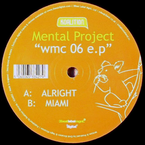 Mental Project : WMC 06 E.P (12", EP)
