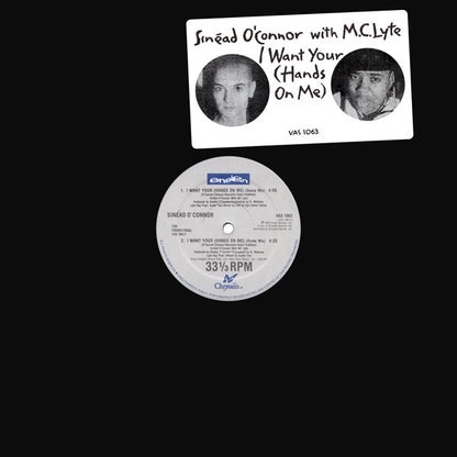 Sinéad O'Connor With M.C.Lyte* : I Want Your (Hands On Me) (12", Promo)