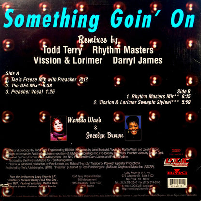 Todd Terry Featuring Martha Wash & Jocelyn Brown : Something Goin' On (12")