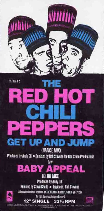 The Red Hot Chili Peppers* : Get Up And Jump / Baby Appeal (12", Single)