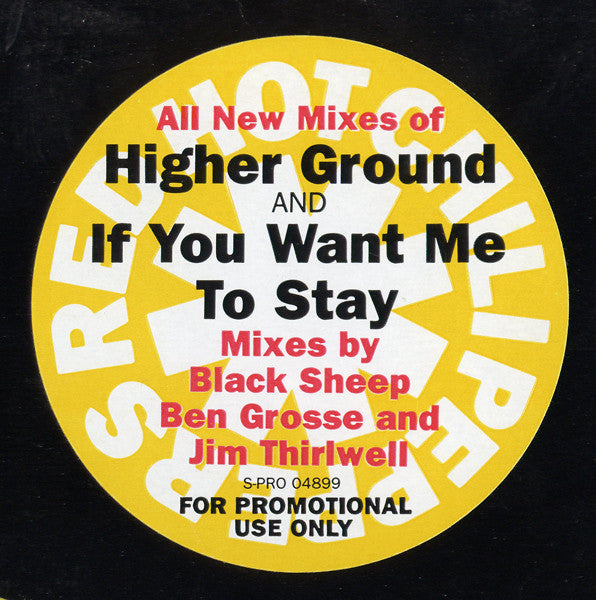 Red Hot Chili Peppers : Higher Ground / If You Want Me To Stay (12", Promo)