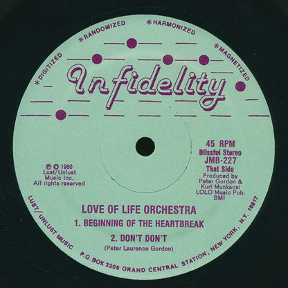 Love Of Life Orchestra : Extended Niceties (12")