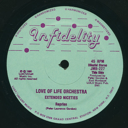 Love Of Life Orchestra : Extended Niceties (12")