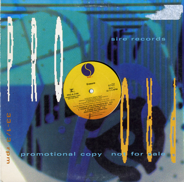 Erasure : Chains Of Love (12", Promo, All)