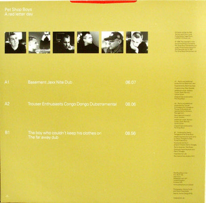 Pet Shop Boys : A Red Letter Day (12", Single, Ltd, Red)
