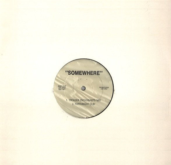 Pet Shop Boys : Somewhere / To Step Aside (12", Promo, Unofficial)