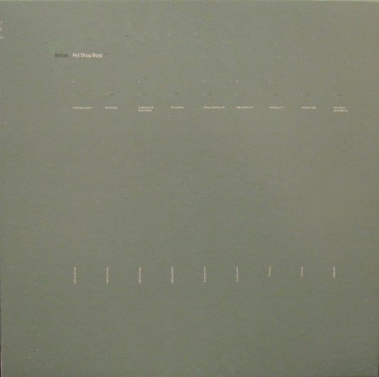 Pet Shop Boys : Before (3x12", Single + Box)