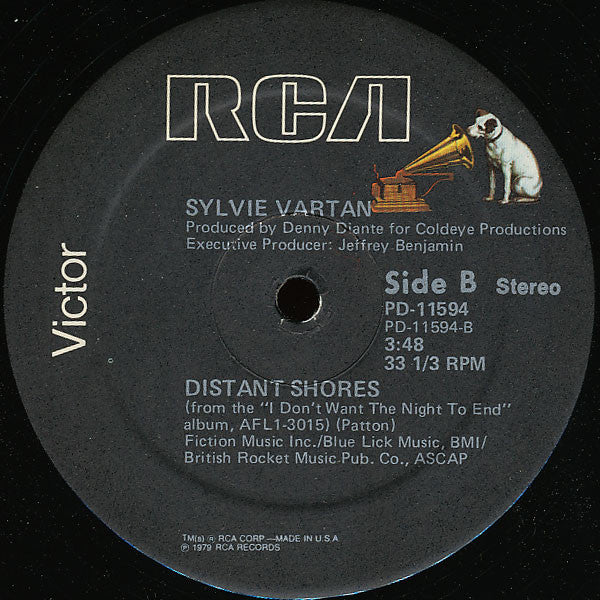 Sylvie Vartan : I Don't Want The Night To End (12")