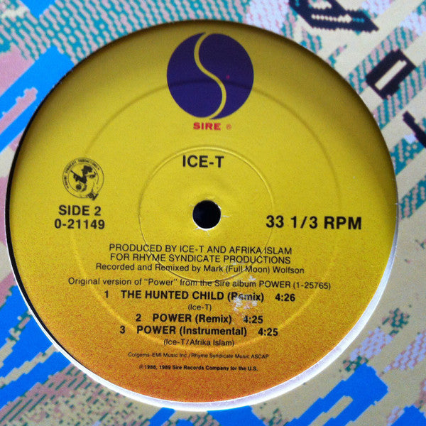 Ice-T : High Rollers (12", Maxi, RP)