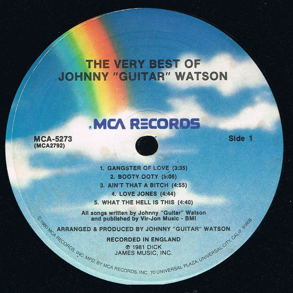Johnny Guitar Watson : The Very Best Of Johnny Guitar Watson (LP, Comp)