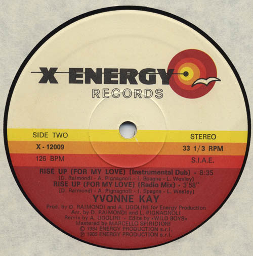 Yvonne Kay : Rise Up (For My Love) (12")