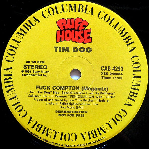 Tim Dog : F-ck Compton (Megamix) (12", Promo)