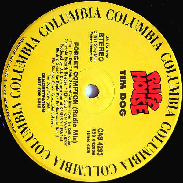 Tim Dog : F-ck Compton (Megamix) (12", Promo)
