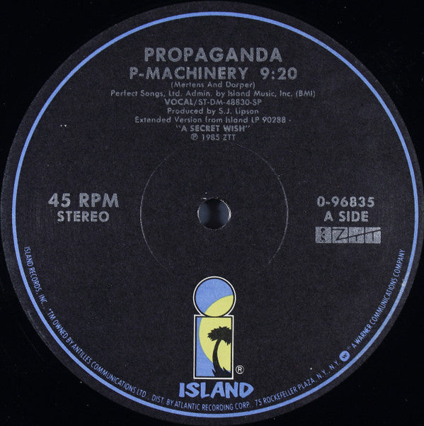 Propaganda : p: Machinery (12", SP )